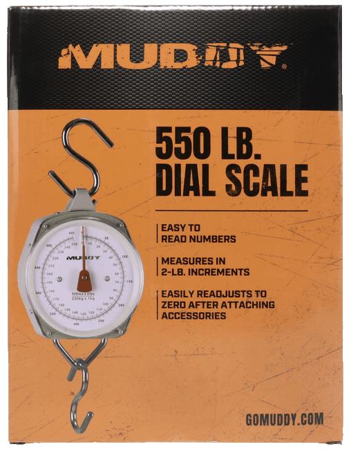 MUDDY 550 LB DIAL SCALE