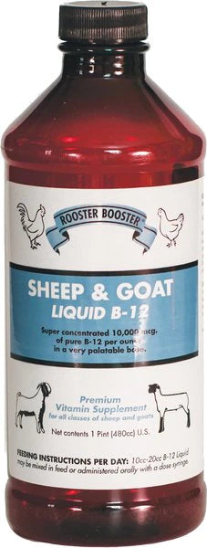 Sheep & Goat Liquid B-12 Supplement - 16 fl oz/480 cc