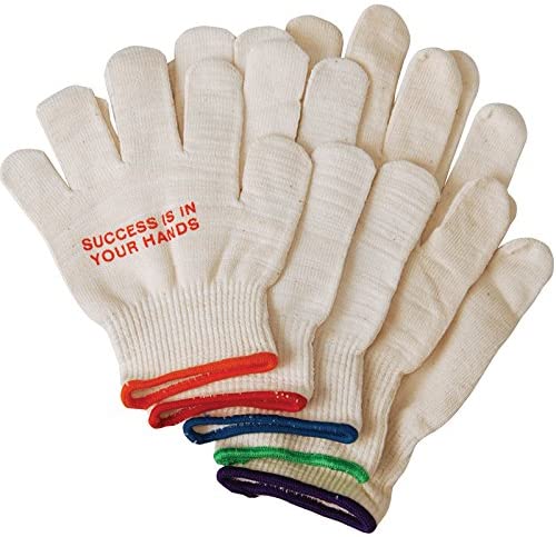 Cotton Deluxe Roping Gloves (12-pack) - Kid Orange