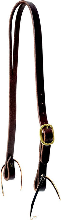 Slit Ear 1" Single SB Tie-Ends Headstall