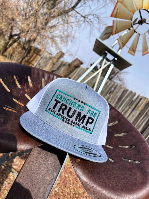 Ranchers for trump hat turquoise edition