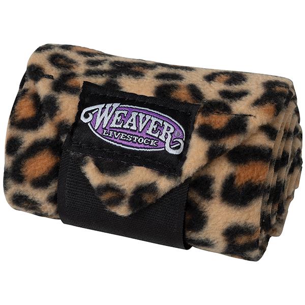 Sheep & Goat Fleece Leg Wraps - Leopard