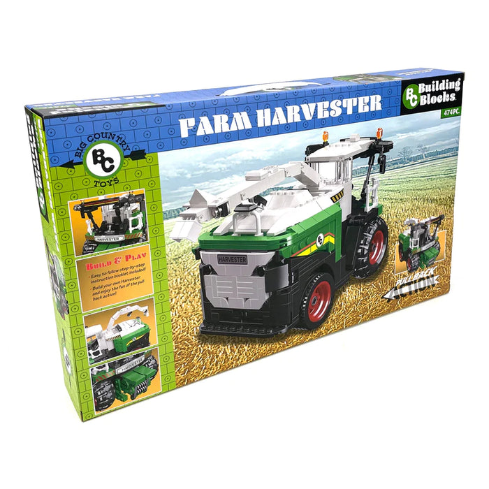 BC Building Blocks 474-Piece Farm Harvester