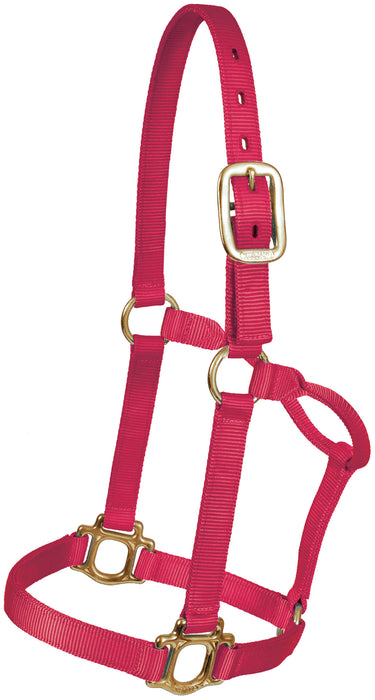 Traditional Nylon Halter - RED