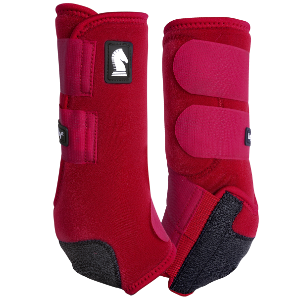 LEGACY 2 SUPPORT BOOTS - HIND - LARGE - RED