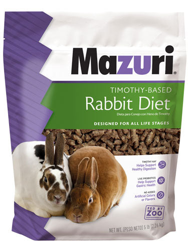 MAZURI TIMOTHY RABBIT FEED 5LB