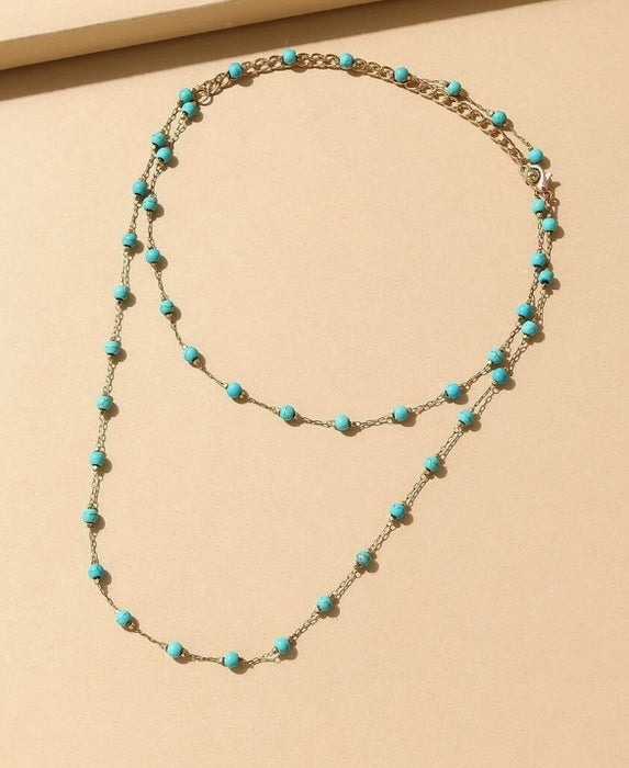 Turquoise Decor Necklace