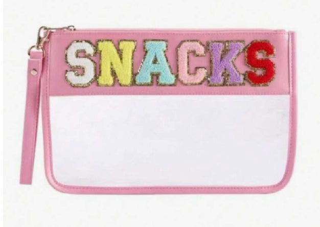 Pink zipper bag