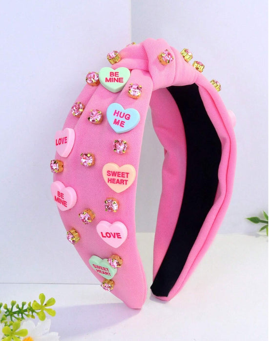 1pc Cute Sweetheart Knot Fabric Headband