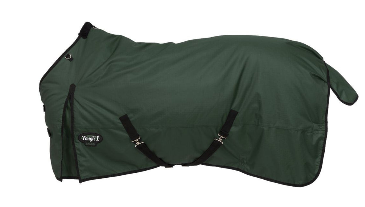 BASICS BY TOUGH1 1200D TURNOUT BLANKET (200 FILL) - GREEN 72"