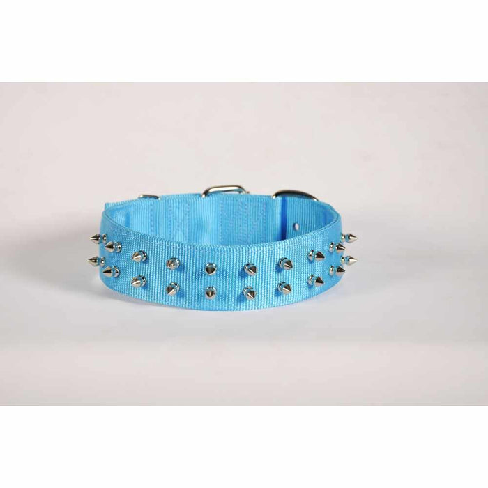 20'' PET COLLAR -LIGHT BLUE- SPIKE