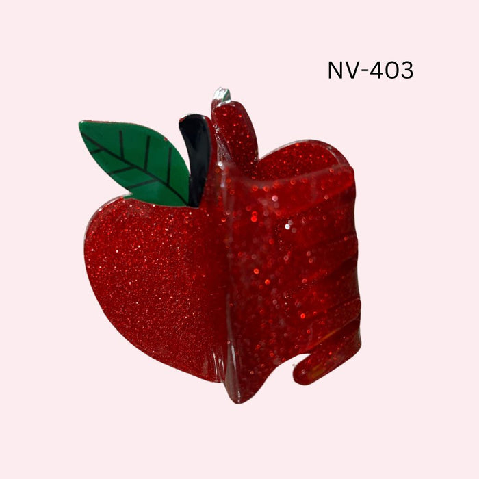 1 Pc Woman Original Design Innovative Pencil, Apple Hair Clips