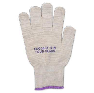 1- GLOVE - Cotton Deluxe Roping Gloves - PURPLE - XLARGE