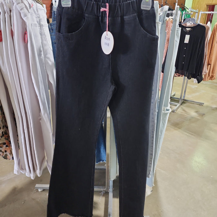 BLACK FLARE JEANS SMALL