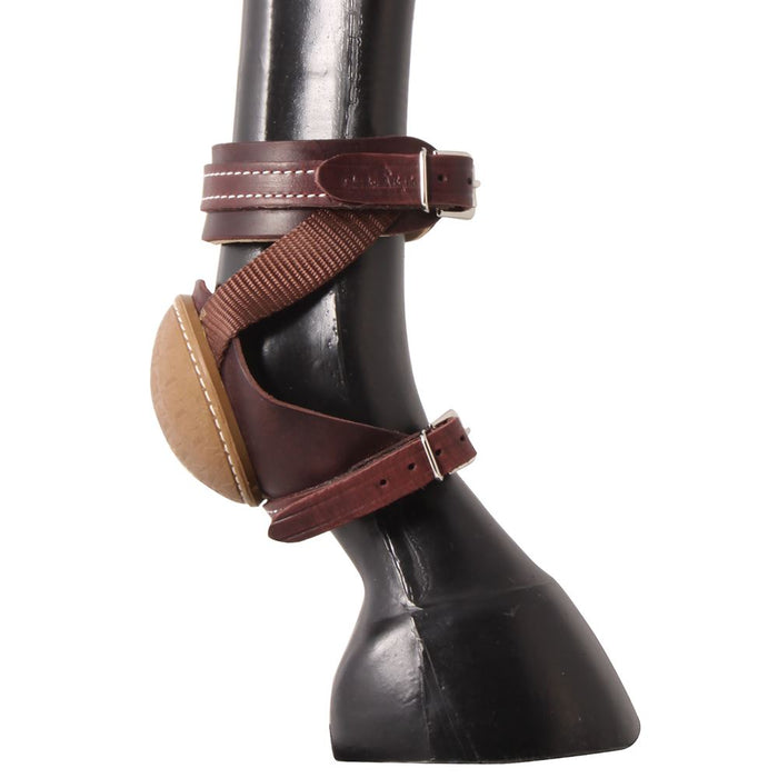 Leather Skid Boot with Nylon Straps