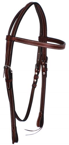 Showman ® Browband Leather Headstall