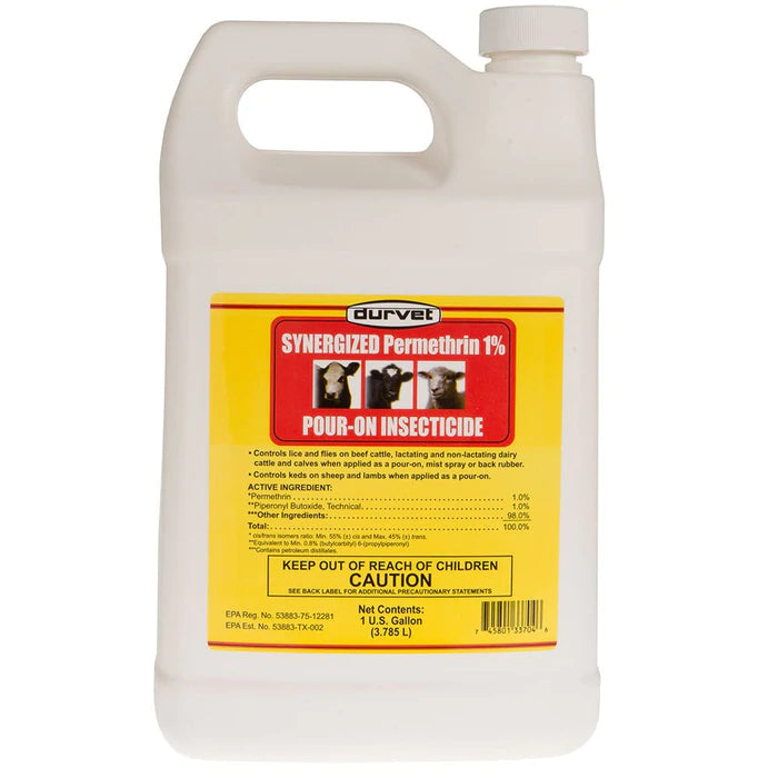 Synergized Permethrin Pour-On Gal.