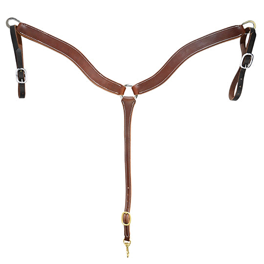 Cowperson Tack 1 1/2" Heavy Oiled Contoured Breast Collar