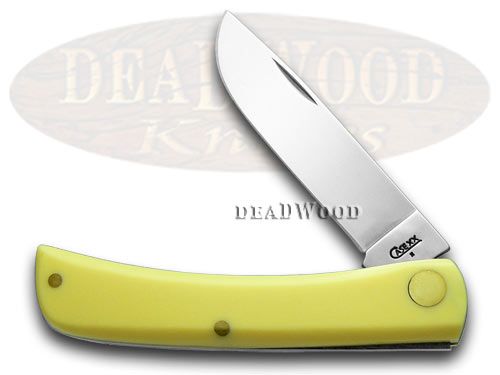 CASE XX - Yellow Synthetic Sodbuster Pocket Knife