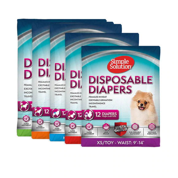 Simple Solution Disposable Diapers for dogs