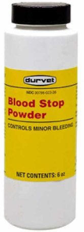 Durvet: Blood Stop Powder 16Oz.