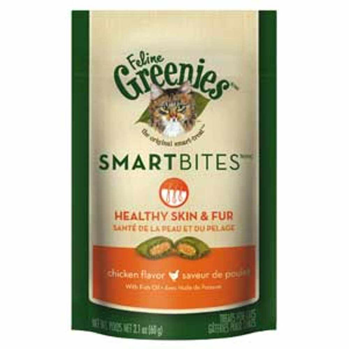 Smartbites Cat Skin & Fur Chicken 2.1oz