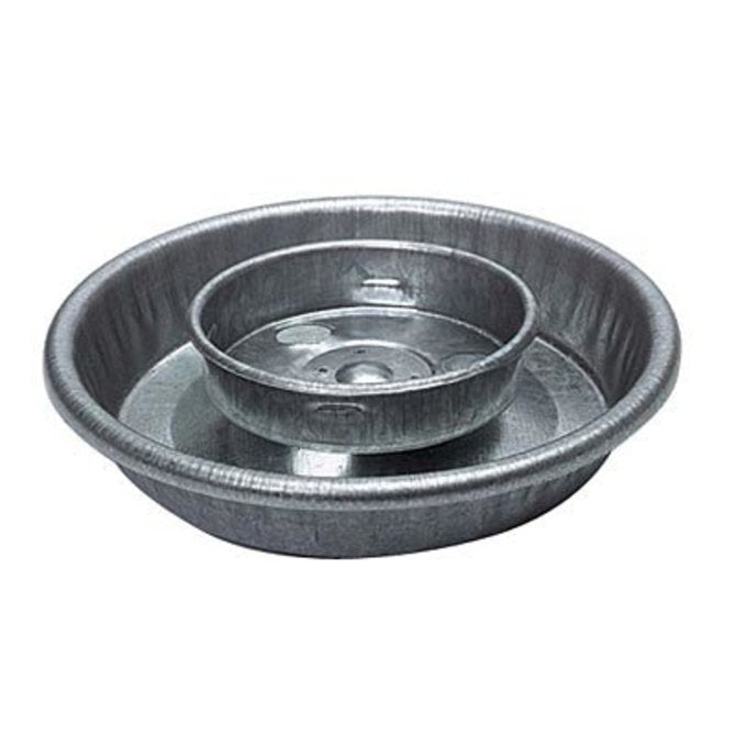 Galvanized Poultry Waterer Base