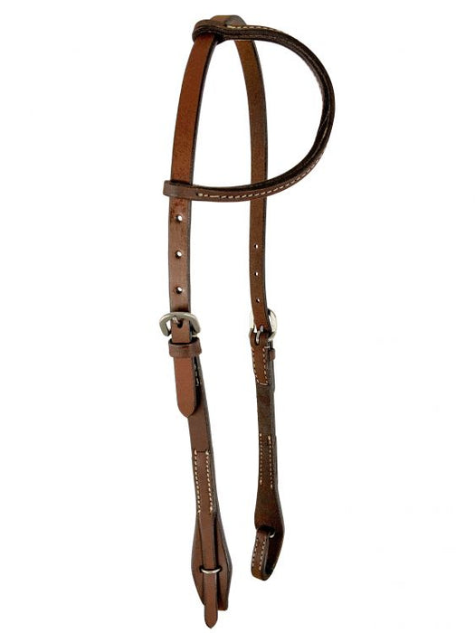 Showman ® Argentina cow leather single ear headstall.