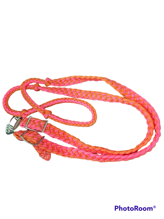 Braided Nylon Barrel Reins