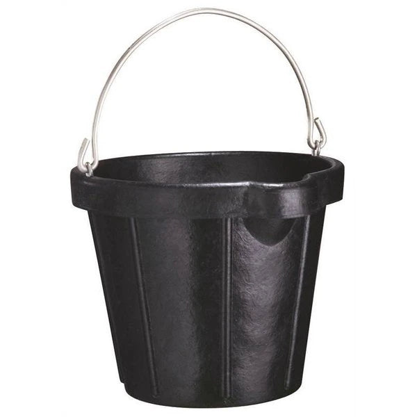 PAIL 12QT.- RUBBER