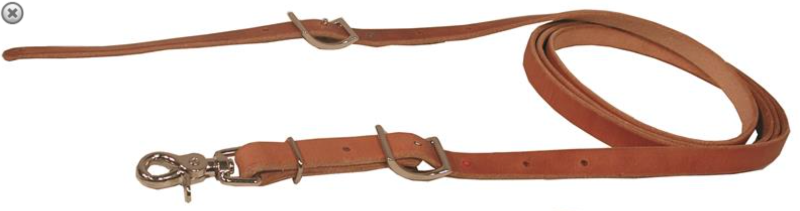 REIN, ROPING, 5/8" x 7', HARNESS LEATHER