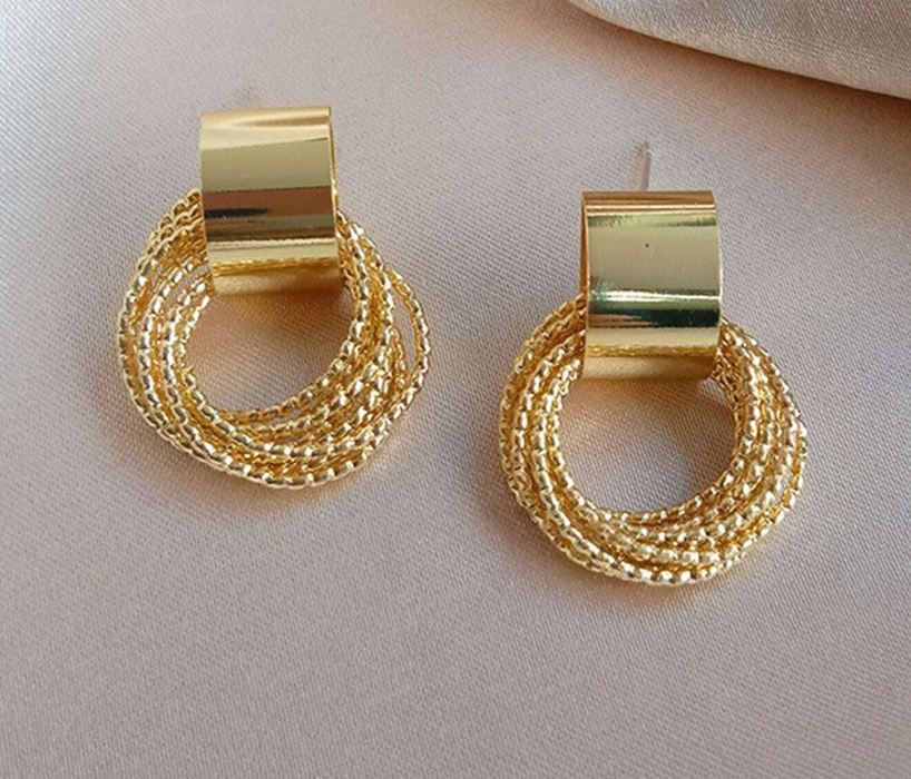 Circle Decor Earrings