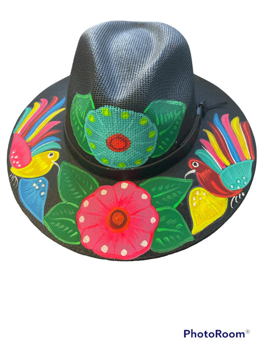 cowgirl hat handmade paint