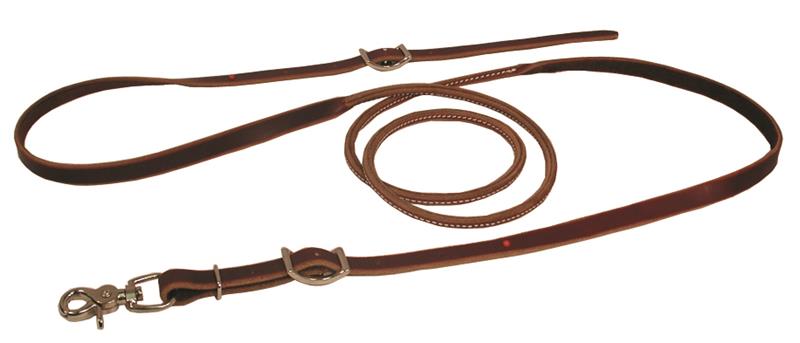 ROPING REIN, RD. HAND HOLD, LATIGO, 5/8" X 7'