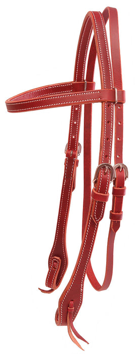 MT-3003 - HEADSTALL, BROWBAND, DARK RUSSET