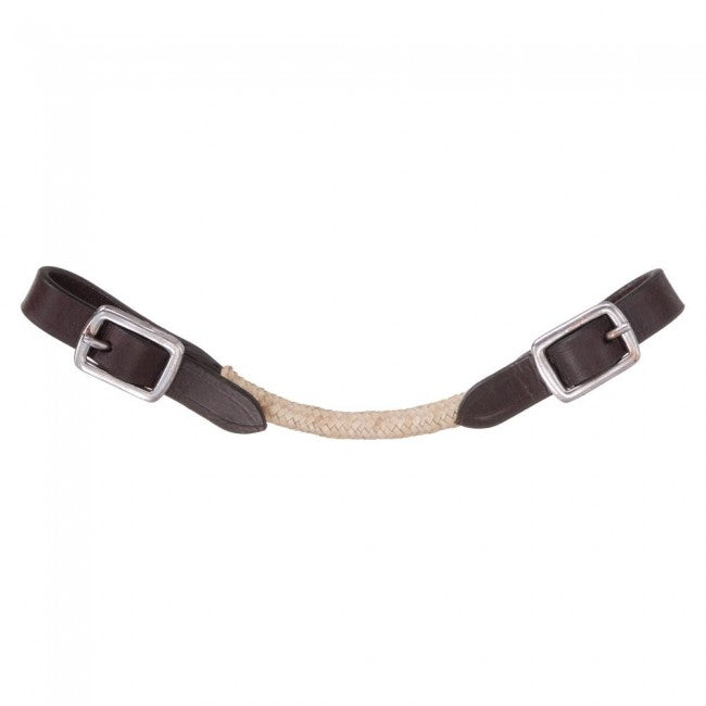 Braided Rawhide Curb Strap